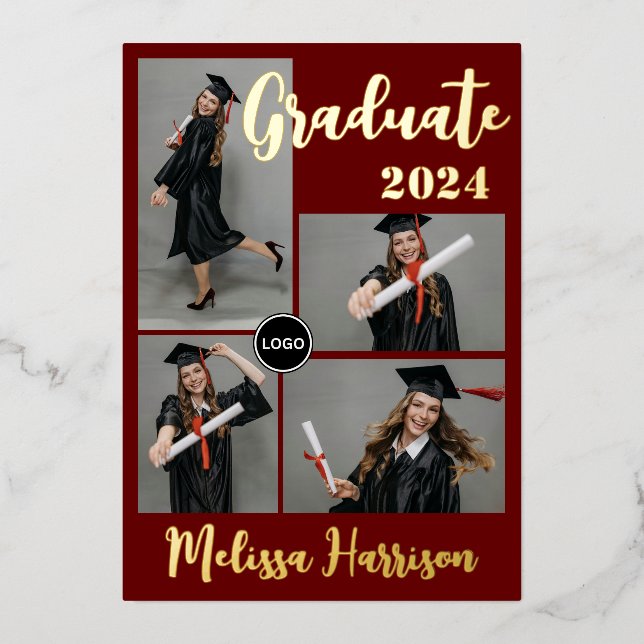 Personalised Graduate Photo Collage  (Front)