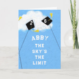 personalised graduation 2021 card