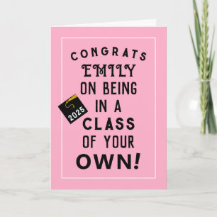 Personalised Graduation 2025 Card