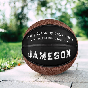 Personalised Graduation Athlete Keepsake Mini Basketball