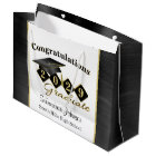 Personalised Graduation Black & Gold