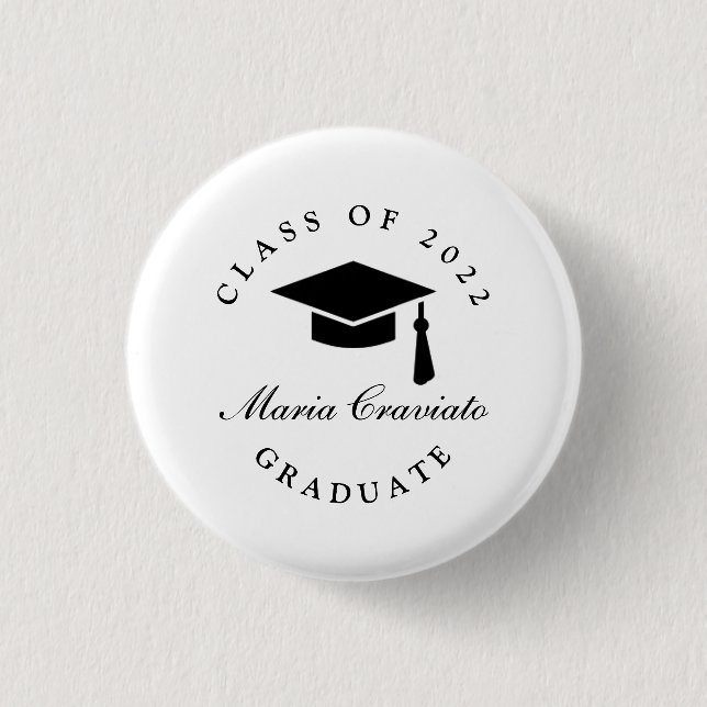 Personalised Graduation Button (Front)