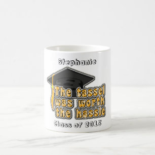 Personalised Graduation Cap Tassle Coffee Mug