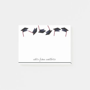 Personalised Graduation Caps Gone Wild White Post-it Notes