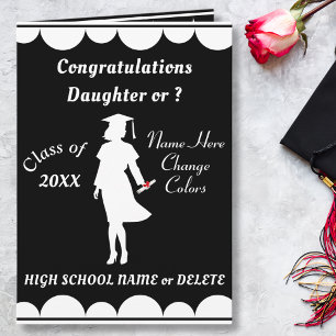 Personalised Graduation Cards for Daughter or