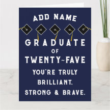 Personalised Graduation Class of 2025