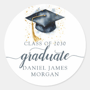 Personalised Graduation Class Of  Classic Round Sticker