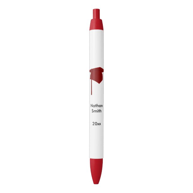 Personalised Graduation Class of Pens Red (Front Vertical)