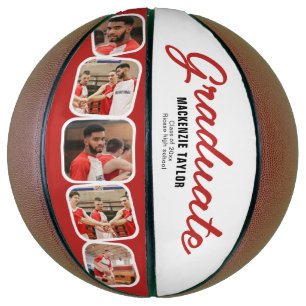 Personalised Graduation Class Of Photo and Text Basketball