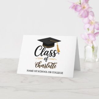 Personalised Graduation  – Congrats Graduate Name Card