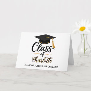 Personalised Graduation – Congrats Graduate Name Card
