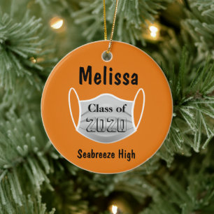 Personalised Graduation During A Pandemic 2020 Ceramic Ornament