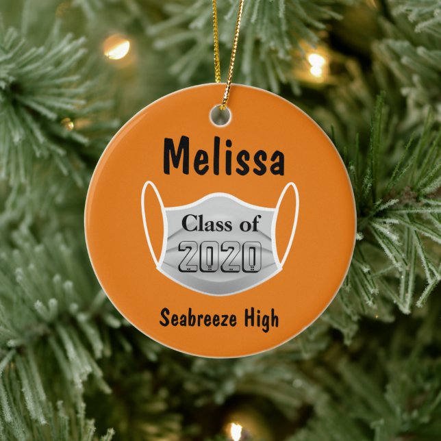Personalised Graduation During A Pandemic 2020 Ceramic Ornament (Tree)