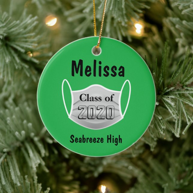 Personalised Graduation During A Pandemic 2020 Ceramic Ornament (Tree)