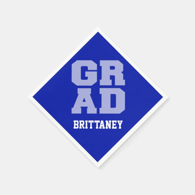 Personalised Graduation Ideas Napkins (Corner)