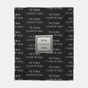 Personalised Graduation Keepsake Class Of Date Fleece Blanket