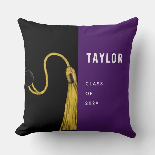 Personalised Graduation Keepsake Gift Cushion (Front)