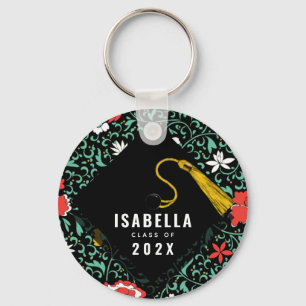 Personalised Graduation Keepsake Gift Key Ring
