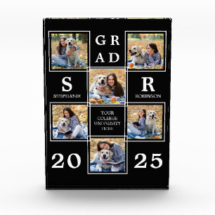 Personalised Graduation Keepsake Unique Collage Photo Block