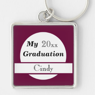Personalised Graduation Keepsakes Key Ring