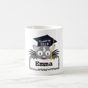Personalised Graduation Kitty Mug