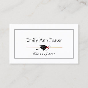 Personalised Graduation Name Cards