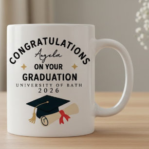Personalised Graduation Name Custom University Mug