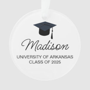 Personalised Graduation Ornament, College, Univers Ornament