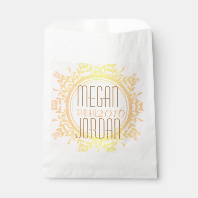 Personalised Graduation Party Favour Bags (Front)