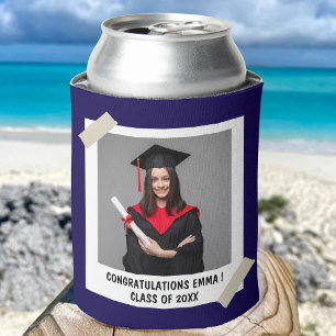 Personalised Graduation Party Favour Class of 2025 Can Cooler