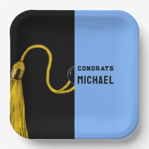 Personalised Graduation Party Paper Plates