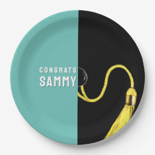 Personalised Graduation Party Paper Plates
