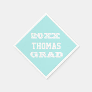 Personalised Graduation Party Supplies Napkins