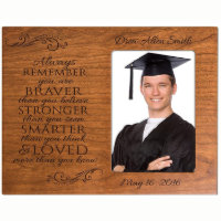 Personalised Graduation Photo Frame - Cherry