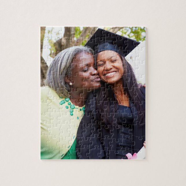 Personalised Graduation Photo Keepsake Memory Gift Jigsaw Puzzle (Vertical)