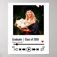 Personalised Graduation Photo Song Playlist
