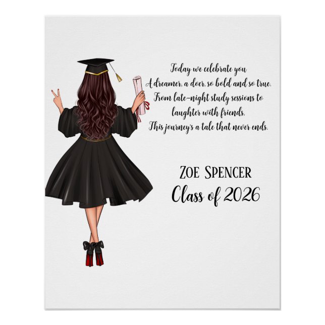 Personalised Graduation Poster (Front)