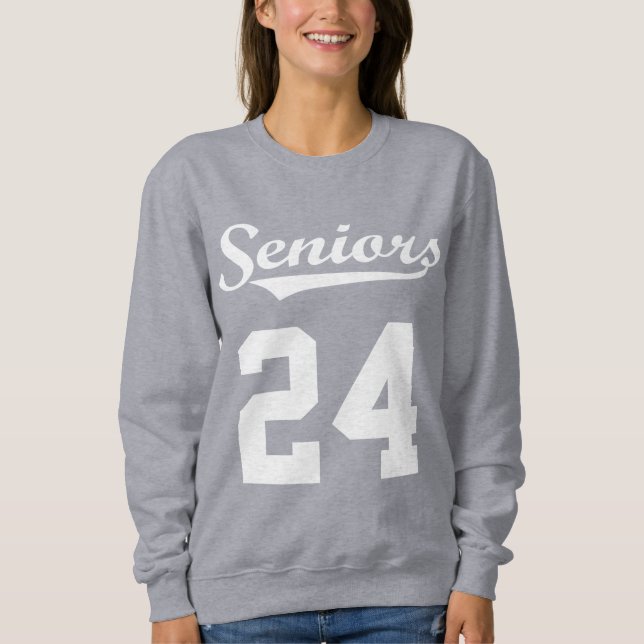 Personalised Graduation Senior Class School Sweatshirt (Front)