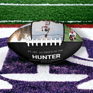 Personalised  Graduation Senior Photo Football