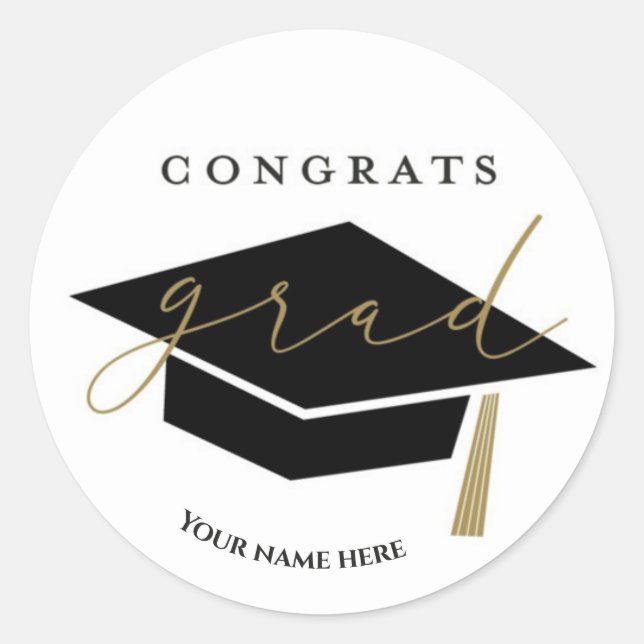 Personalised Graduation Stickers (Front)