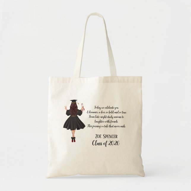 Personalised Graduation Tote Bag (Front)
