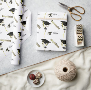 Personalised Graduation Wrapping Paper