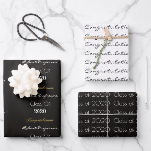 Personalised Graduation Wrapping Paper Sheet