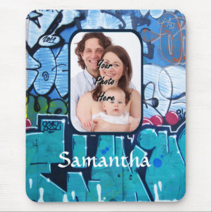 Personalised graffiti mouse pad