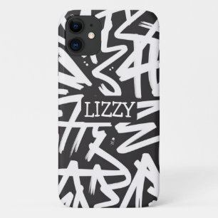Personalised Graffiti Name Pattern — Custom Urban iPhone 11 Case