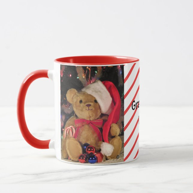 Personalised Grammys Christmas Mug (Left)