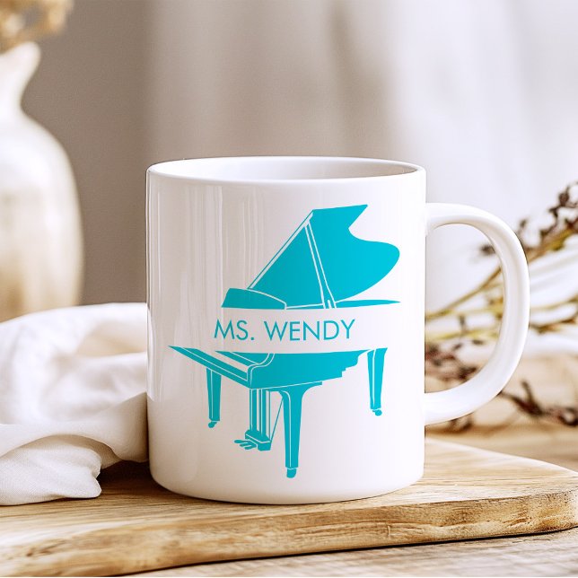Personalised Grand Piano Coffee Mug (Creator Uploaded)