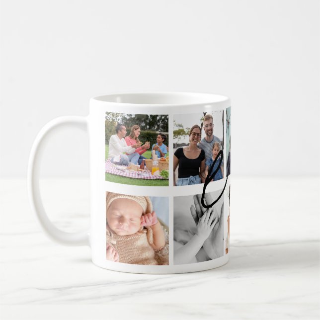 Personalised Grandchildren Photo Collage Mug  (Left)