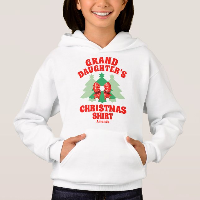 Personalised Granddaughter's Christmas (Front)