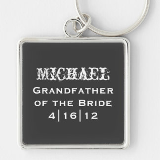 Personalised Grandfather of the Bride Keychain